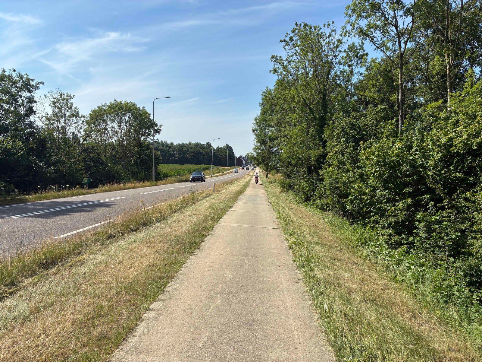 オランダでは原付が歩道を走るので怖い
